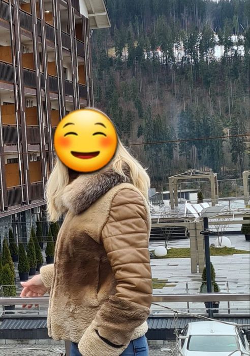 Жіноча куртка з КЕНГУРУ натуральна шкіра!
