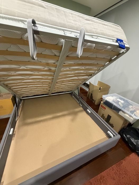 Cama Sleep8 baú rebatível