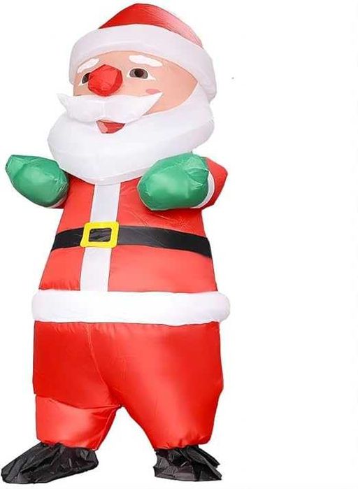 Nadmuchiwany kostium Mikołaja