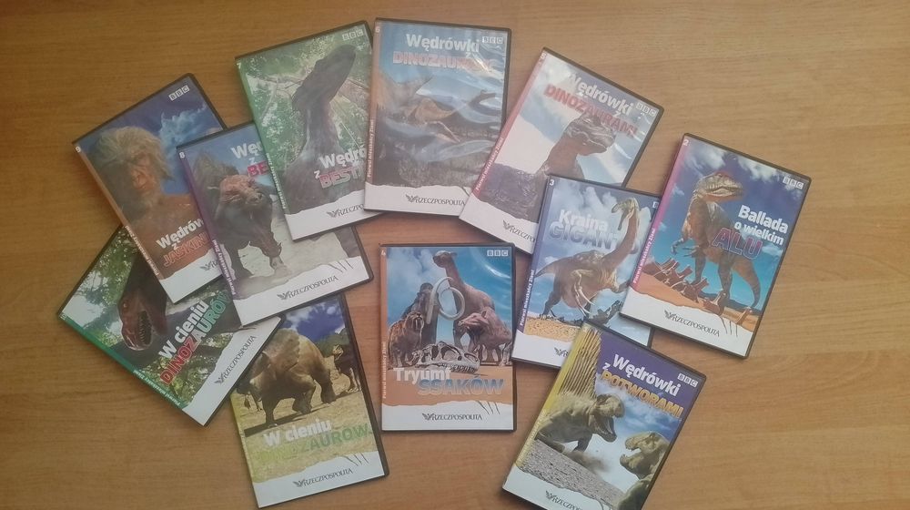 Cała Kolekcja DVD Wędrówek z Dinozaurami