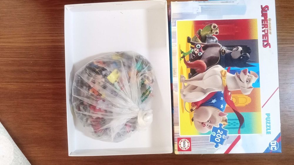 Puzzle EDUCA 200 peças. Superpets. Como novo.