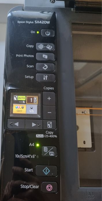 Принтер  Epson Stylus SX420W з СНПЧ