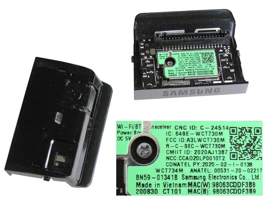 bn59..01341b tv Samsung placa swits power Wi-Fi And Bluetooth Wireless