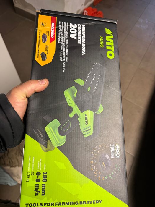 Podadora a bateria nova