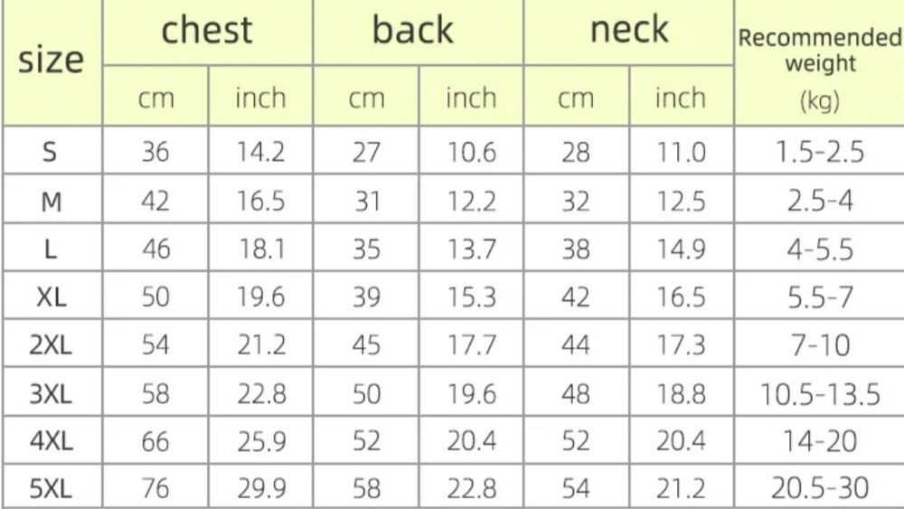 Желетка для собак розмір L