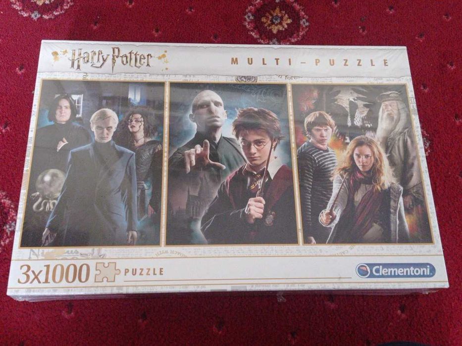 Puzzle Harry Potter 3x1000 peças Clementoni – Multi-Puzzle