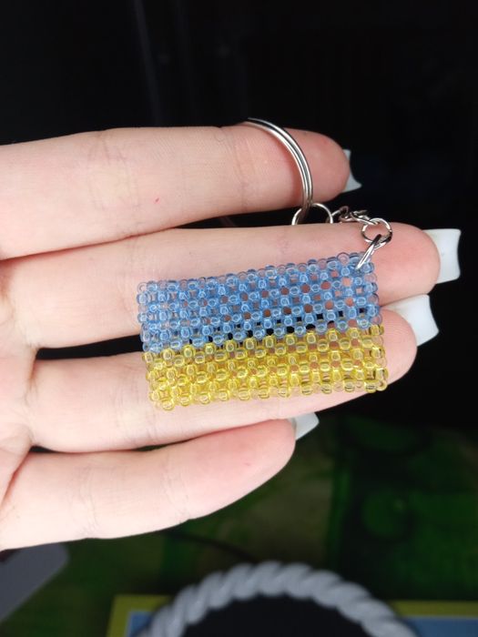 Брелок Україна бісерний