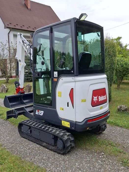 Bobcat E19 Minikoparka 2T 2017r 2 łyżki. Rozsuwane Podwozie! Polecam!