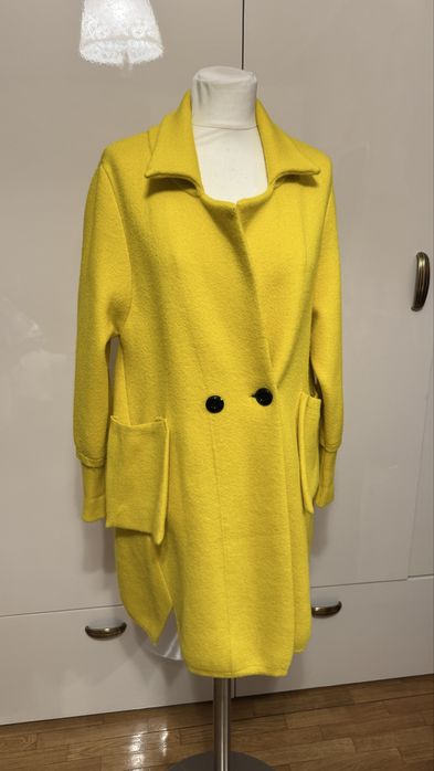 Płaszcz Wiosenny Kanarkowy roz. L/XL