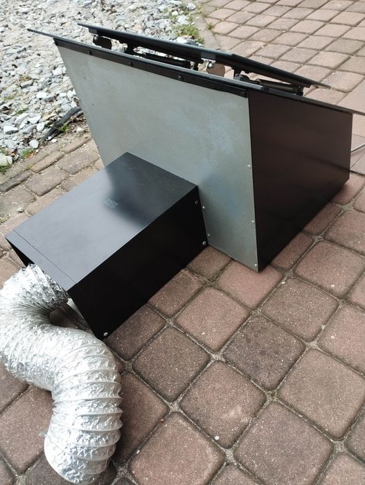 Cooke&Lewis Okap Kominowy 60 Cm Szklany Czarny