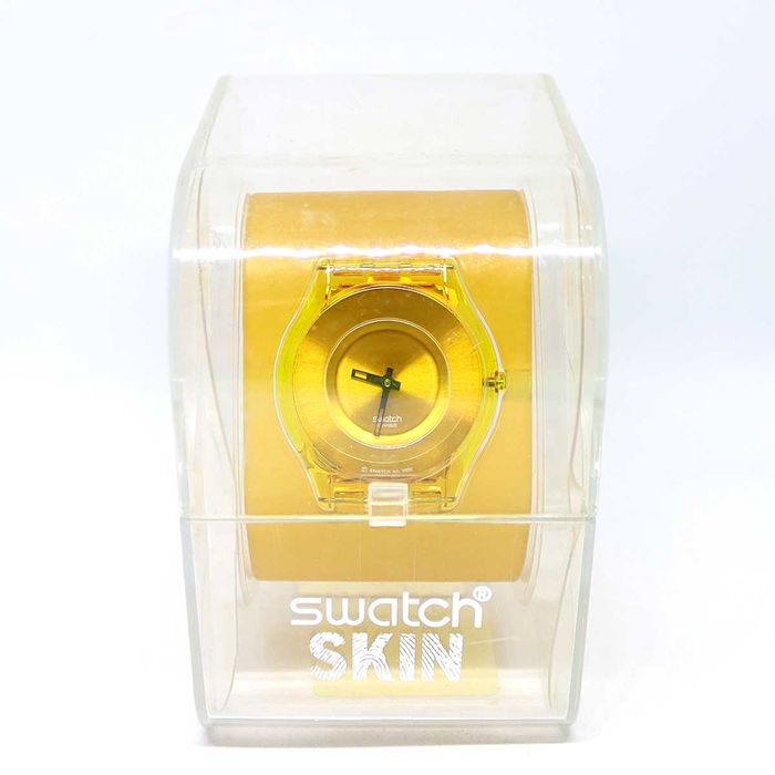 Vendo relógio Swatch original - SFJ101 Yellow Jelly Skin - estado novo