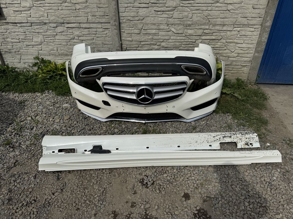 Бампера і пороги Mercedes W212 E-klass AMG рестайл