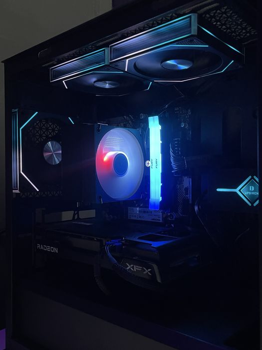 СРОЧНО | ЦЕНА ПОДАРОК | Ryzen 5-5500. RX-6600 16GB Оперативки