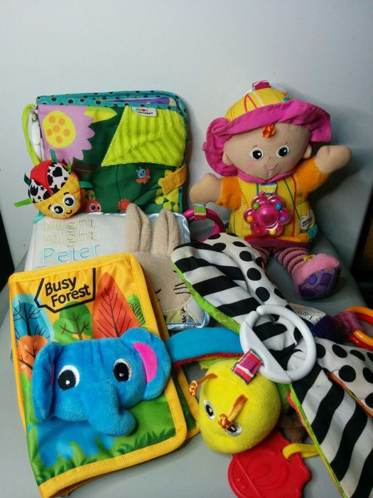 Фирменные игрушки Lamaze,мягкие книжечки для малыша