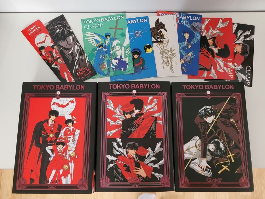 Komplet manga Tokyo Babylon tomy 1 - 3 anime clamp wszystkie dodatki