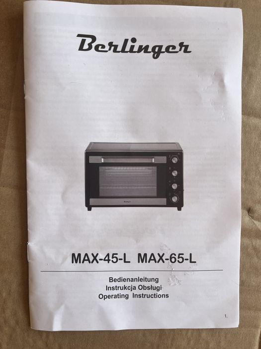 Piekarnik elektryczny Berlinger MAX-45-L