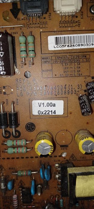 Placas de varias tv