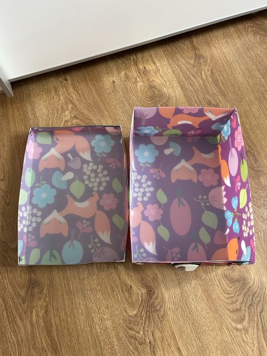 Pudełko w liski do przechowywania dla dzieci