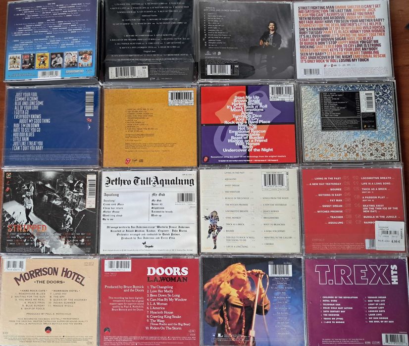 CD (Audio) Presley Beatles Rolling Stones Nazareth Jethro Trull Doors
