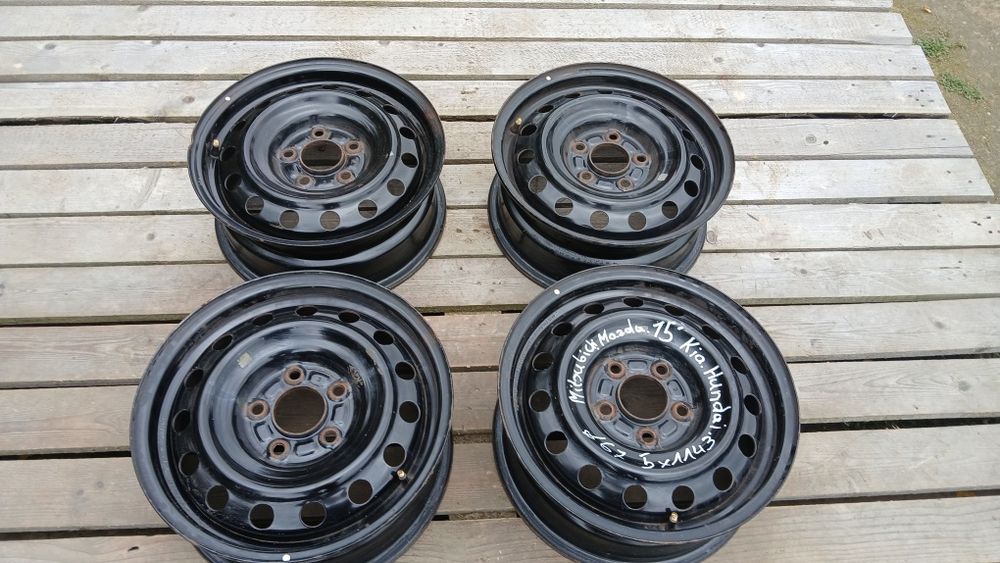 Felgi Stalowe 15'.5x114,3.KIA.HUNDAI.MAZDA.MITSUBIHI.Adres-ZALESIANY 33 A-przy rondzie(niebieskie banery)PISEMNA GWARANCJA