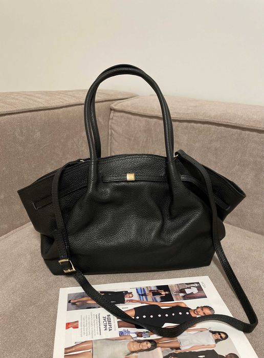 Італійська шкіряна сумка-тоут шопер Нова колекція