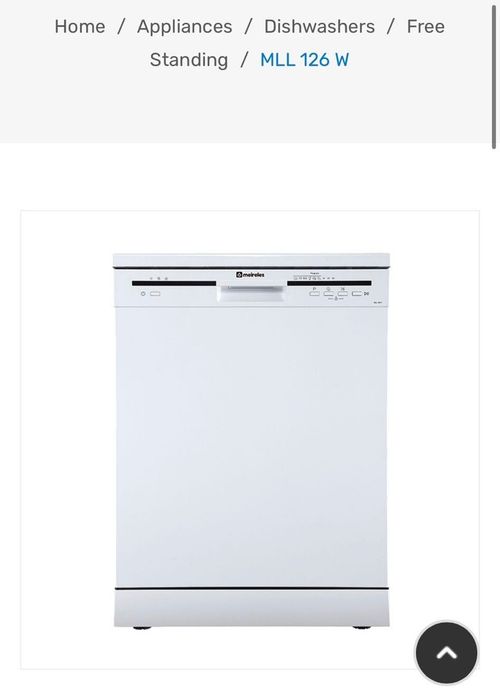 Máquina de Lavar Loiça Meireles MLL 126 W