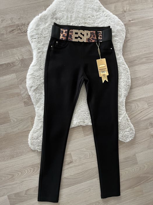 Spodnie modelujace z paskiem Esparanto