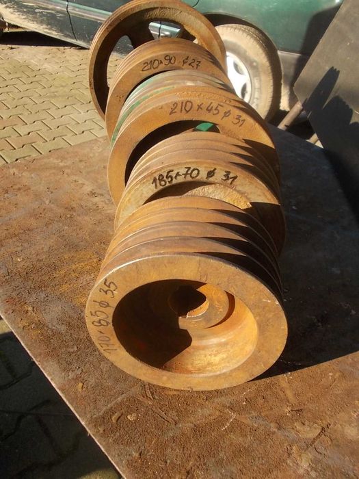 Koła pasowe szajba 185mm, 200mm