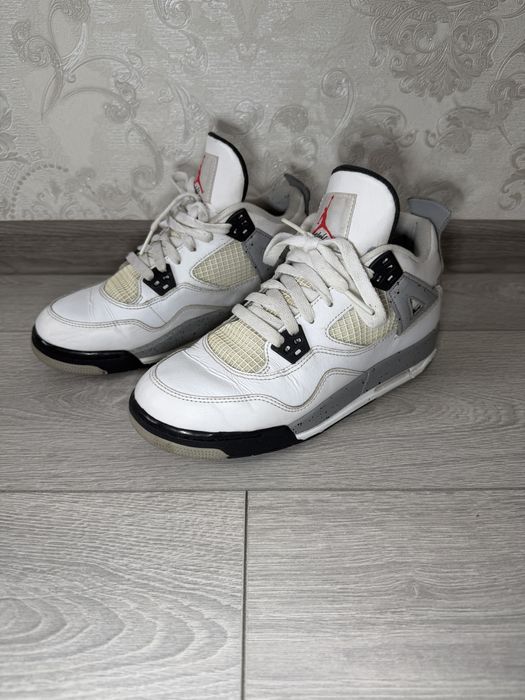 Кросівки шкіряні nike air jordan 4 retro