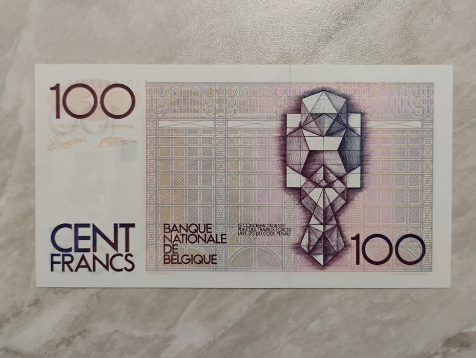 Banknot Belgia - 100 franków z 1982/1994 r.