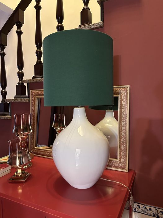 Candeeiro Cerâmica 83 cm altura