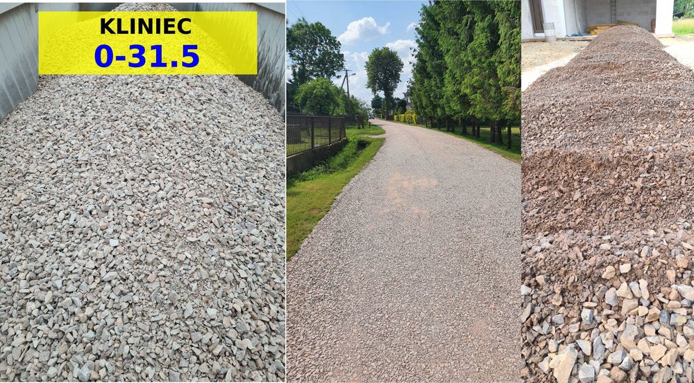 Kruszywo drogowe, kliniec, tłuczeń, grys - Warka - Niskie ceny