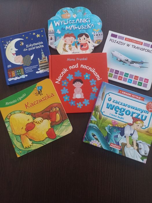 Nocnik nad nocnikami i 5 innych książeczek 
Wyliczanki dla maluszka 
P