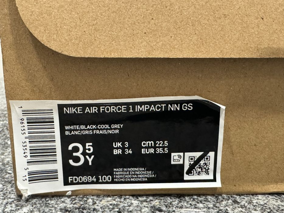 Tenis Nike Air Force 1 Impact - 35.5