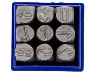 Numerário de Aço Punção  10mm - Novos