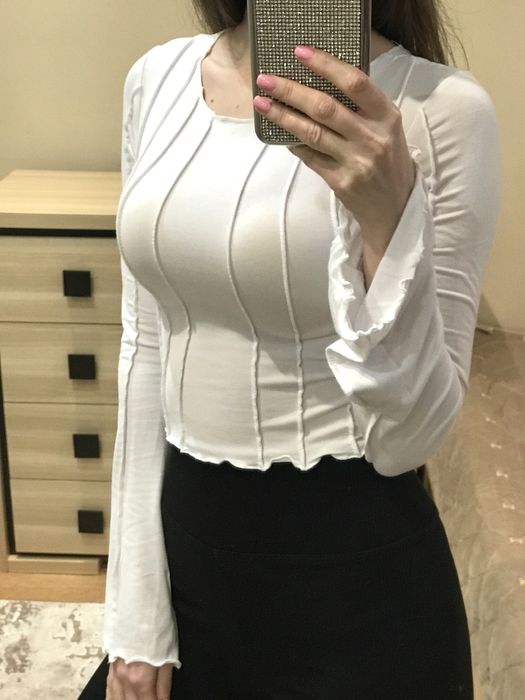 Біла кофтина / блузка