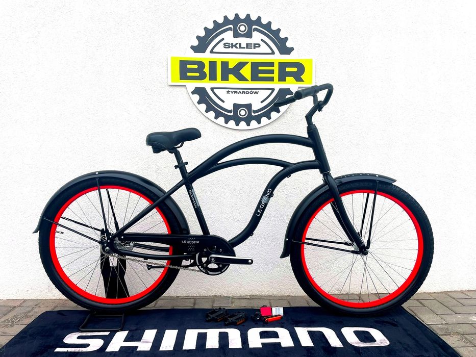 Stylowy Rower Cruiser KROSS LE GRAND BOWMAN 26 Rama M/18" MIEJSKI