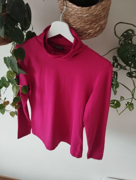 Bluzka golf amarantowy, basic r.M 38 Gerry Weber