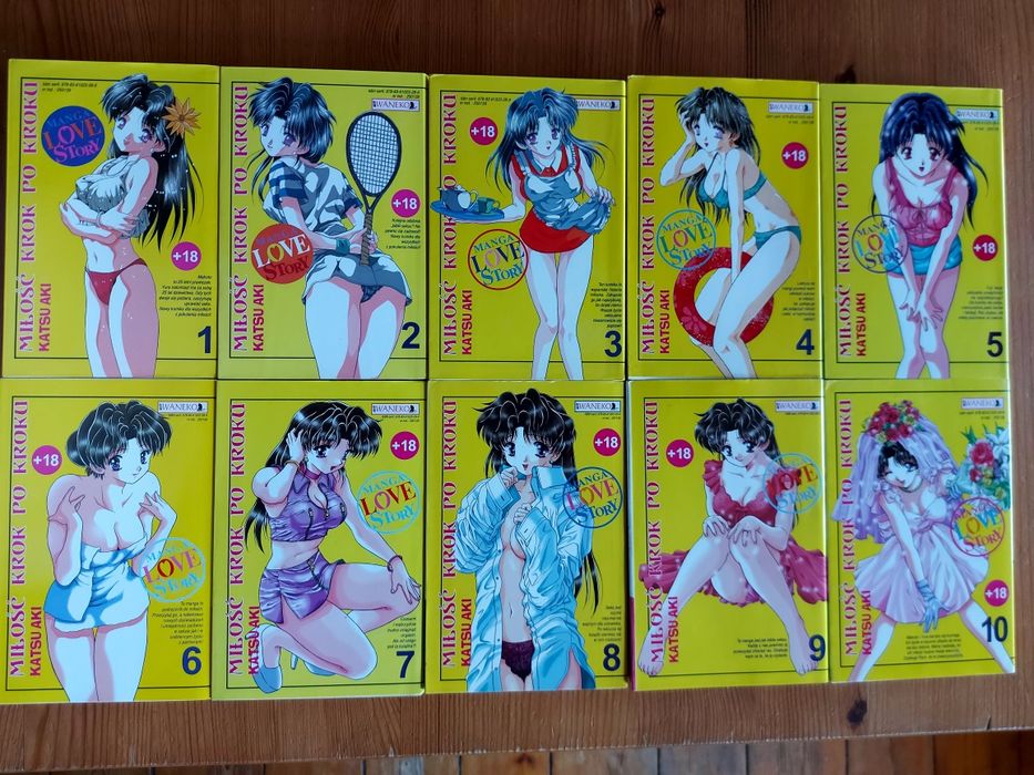 Manga Miłość krok po kroku UNIKAT komplet 10 tomów