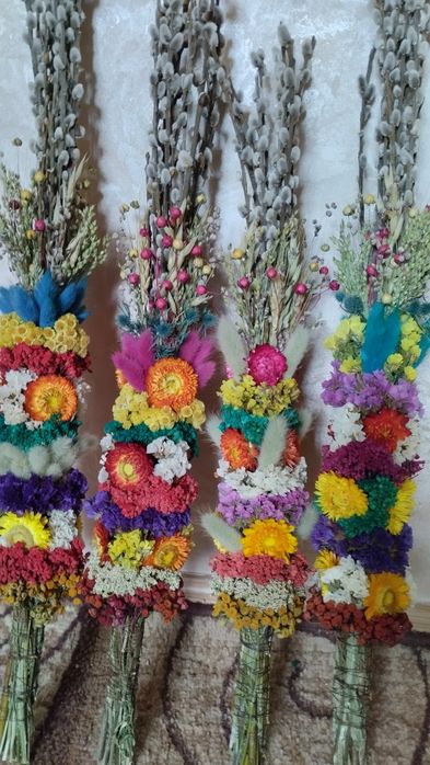 Верба, вербові кошти, декор