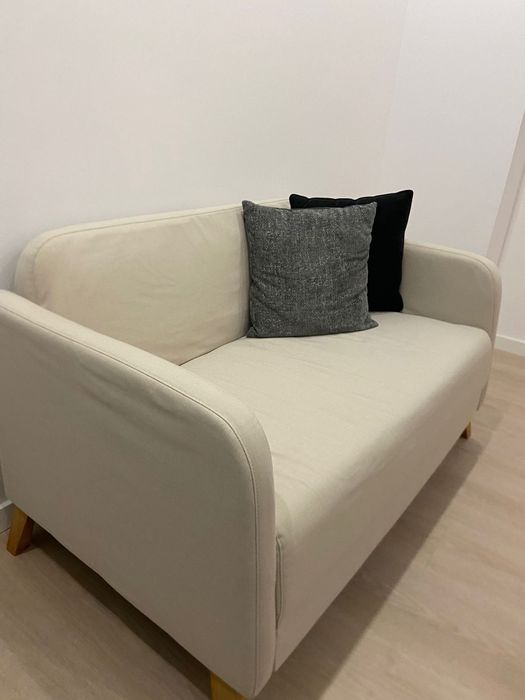 Sofá 2 lugares, Vissle bege