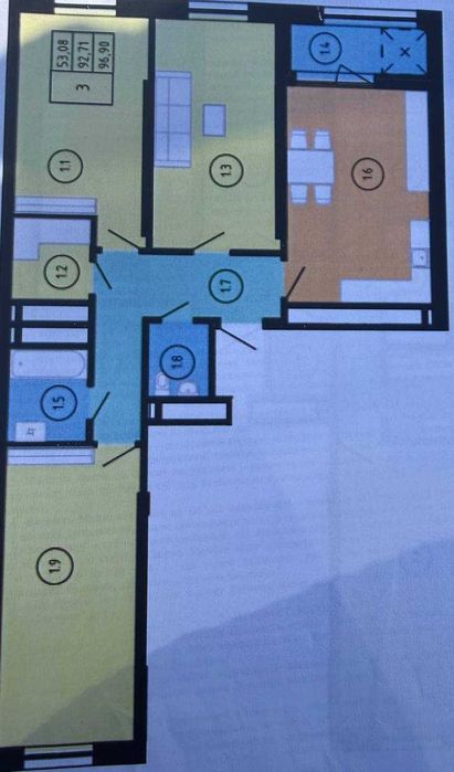 3-кімнатна квартира за адресою (площа 96,9 м²) - Atlanta.ua - фото 10