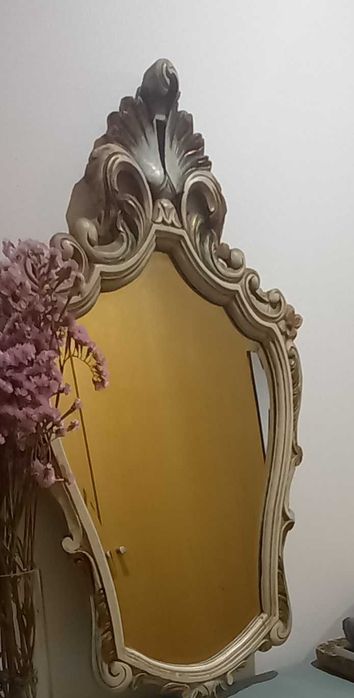 Espelho antigo madeira