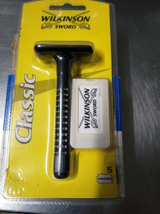Máquina manual de barbear WILKINSON c/ 5 lâminas