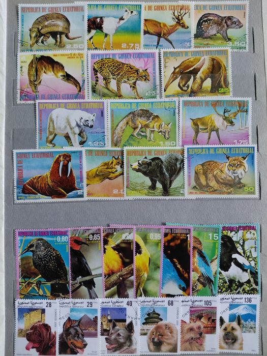 Марки поштові країн Африки. 56 серій,353 марки.