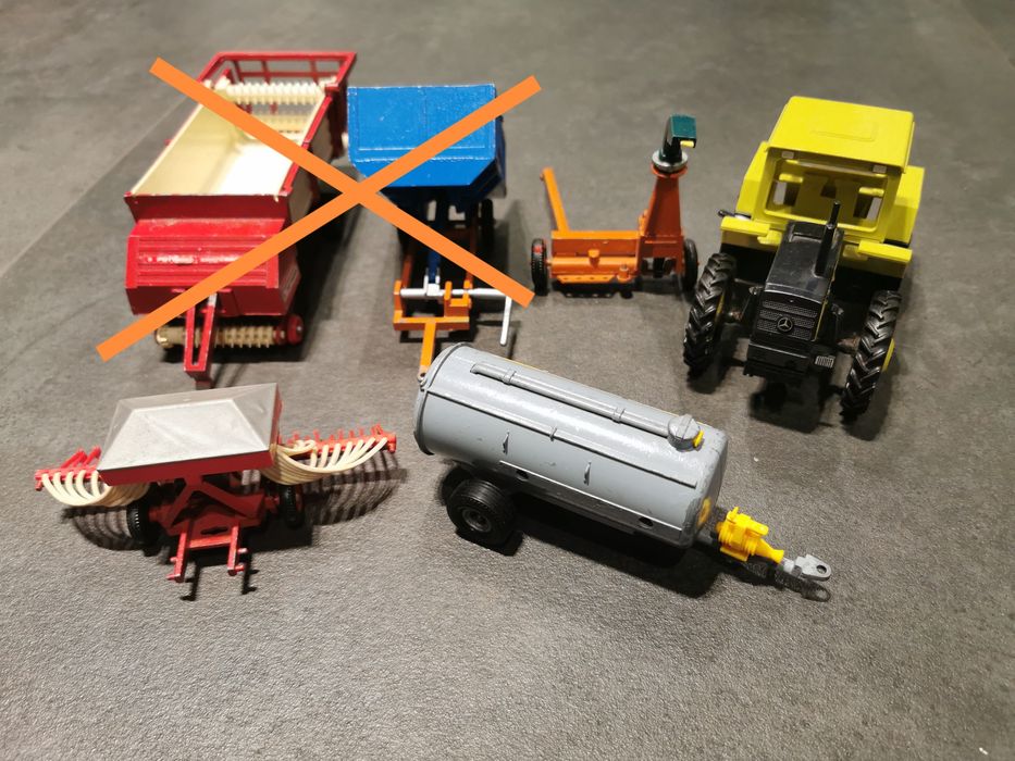 Maszyny rolnicze - zestaw Britains