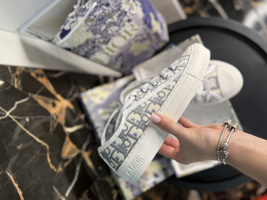 Кеди кроссівки в стилі dior chanel диор жіночі кеди