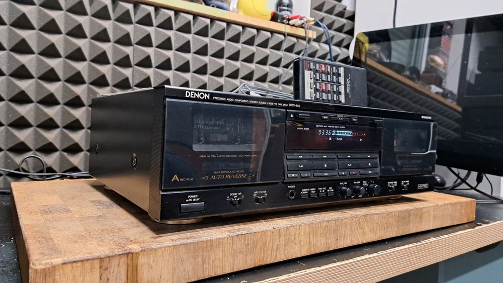 Deck Denon DRW-850 z pilotem po 1.włascicielu
