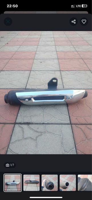 Глушник, банка до мотоциклів Мустанг/Форте/Спарк