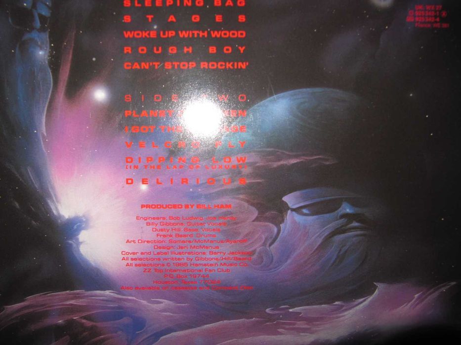 ZZ Top ‎–Afterburner- 1985 (NM/NM) Оригінал  - ІДЕАЛЬНИЙ Cтан